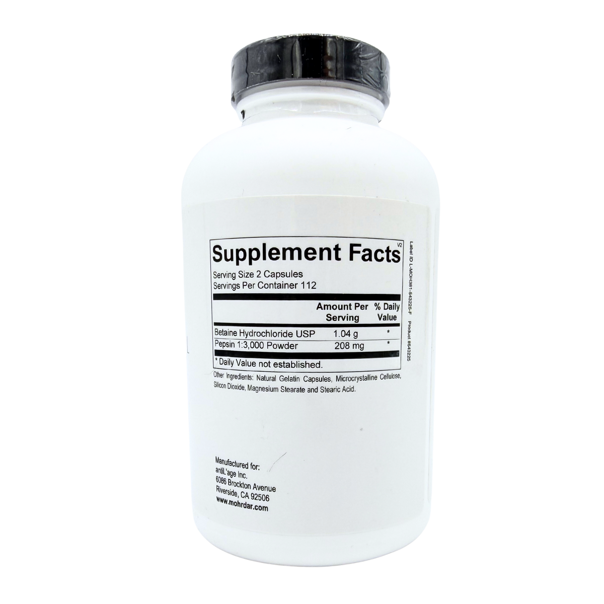 Betaine & Pepsin (225c)