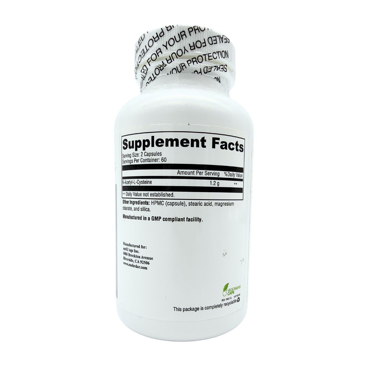 NAC 120vc xy (N-Acetyl-Cysteine)