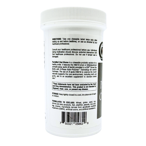 PerioWell Oral Biome (60 chewable tablets)