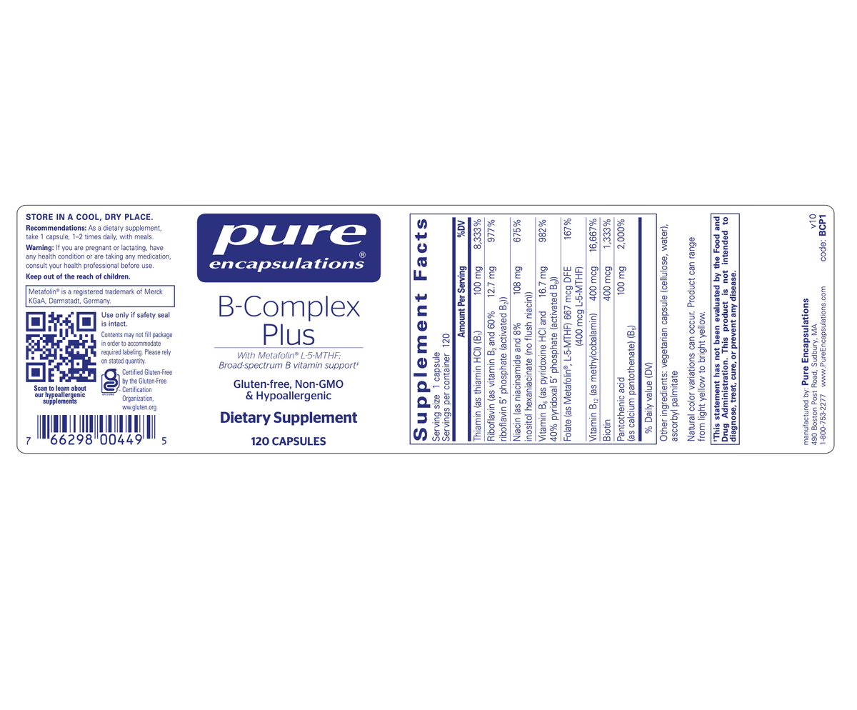 B-Complex Plus pure (120c)