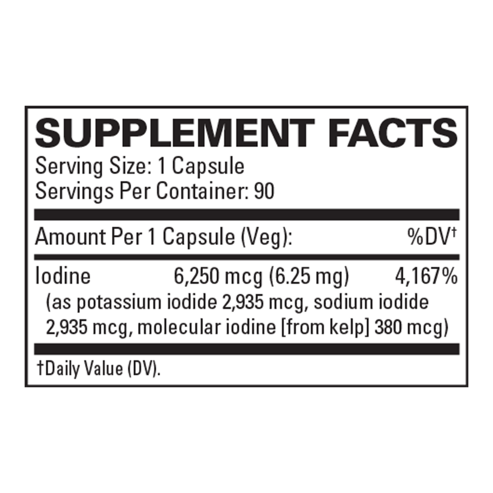 Tri-Iodine (6.25mg) 90c