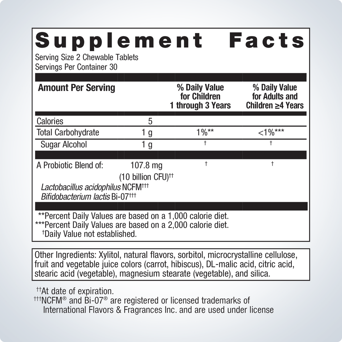 Ultra Flora Kids Probiotic/MetaKids Probiotic (60t)